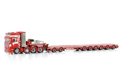 FloZ Für WSI für Scania für Streamline für Topline 8X4 für Broshuis SL 100 Tonner mit 2 Achsen Dolly - 6 Achsen für Spiess 1:50 Truck vormontiertes Modell FloZ Für WSI für Scania für Streamline für Topline 8X4 für Broshuis SL 100 Tonner mit 2 Achsen Dolly - 6 Achsen für Spiess 1:50 Truck vormontiertes Modell von FloZ