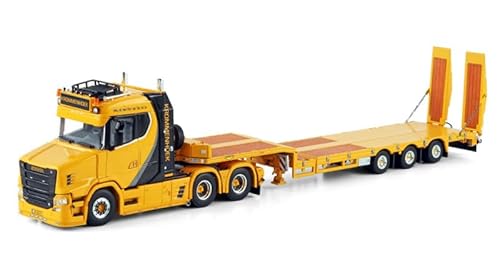 FloZ Für WSI für VLASTUIN Torpedo 6X2 TAG AXLE Semi Tieflader - 3 Achsen für Krommenhoek 1:50 Truck vormontiertes Modell von FloZ