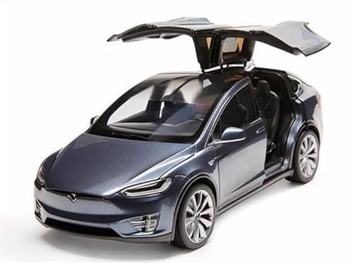 FloZ Tesla für Model X Pure Electric SUV Metallic Grau 1:18 Auto Vorbaumodell von FloZ