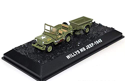 FloZ USA Willys MB JEEP-1945 Druckguss-Modell, 1/72, Endbearbeiteter Jeep von FloZ