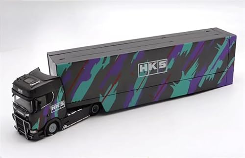 FloZ for Star Modell für Scania S730 Doppeldecker Transportfahrzeug schwarz für HKS 1:64 LKW Vorgebautes Modell FloZ for Star Modell für Scania S730 Doppeldecker Transportfahrzeug schwarz für HKS 1:64 LKW Vorgebautes Modell von FloZ