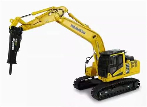 FloZ for Universal Hobbies für Komatsu für PC210LC-11 Bagger mit Schlagbohrmaschine Gelb 1:50 LKW Vorgebautes Modell von FloZ