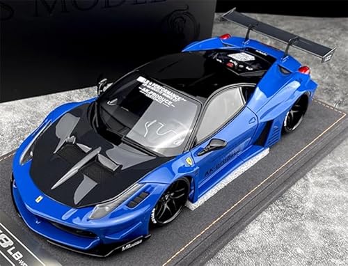 FloZ für ARES Modell für Ferrari für 458GT Sportwagen Limited Edition blau 1:18 Auto vorgebaut Modell von FloZ