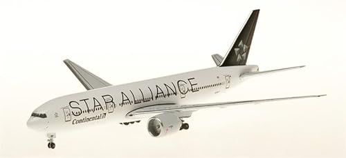FloZ für AeroClassics for Continental Airlines für Boeing 777-200 N78017 Star Alliance 1:500 Flugzeug Vorgebautes Modell von FloZ