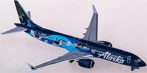 FloZ für AeroClassics für Alaska Airlines für Boeing 737 MAX 9 N932AK 1:400 Flugzeug vorgebautes Modell von FloZ