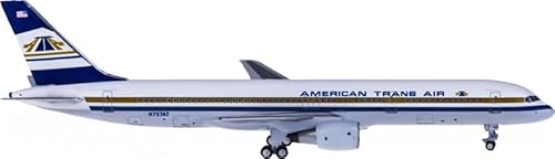 FloZ für AeroClassics für American Trans Air für Boeing 757-200 N757AT 1:400 Flugzeug vorgebautes Modell von FloZ