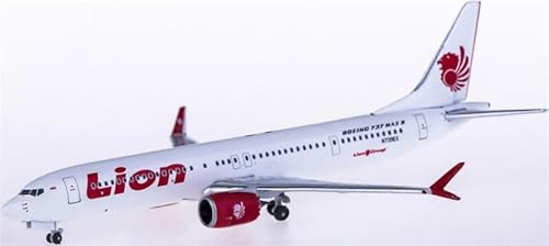 FloZ für AeroClassics für Lion Air für Boeing 737 MAX 9 N739EX 1:400 Flugzeug vorgebautes Modell von FloZ