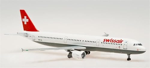 FloZ für AeroClassics für Swissair für Airbus A321 HB-IOL 1:400 Flugzeug vorgebautes Modell von FloZ