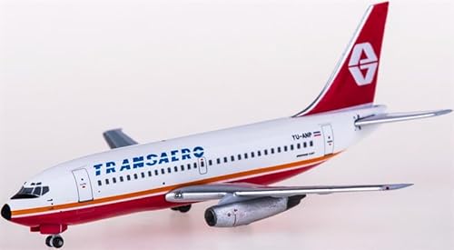 FloZ für AeroClassics für Transaero für Boeing 737-200 YU-ANP 1:400 Flugzeug, vorgebautes Modell von FloZ