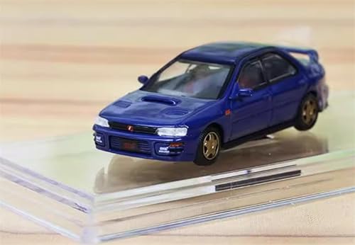 FloZ für BM Creations für Subaru 1994 für Impreza für WRX für STi Linkslenker blau 1:64 Auto vorgebaut Modell von FloZ