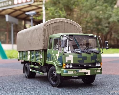 FloZ für Century Dragon für Jiefang J3 Militär-Truck mit Schuppen Green Camouflage 1:24 Truck Vorgebautes Modell von FloZ