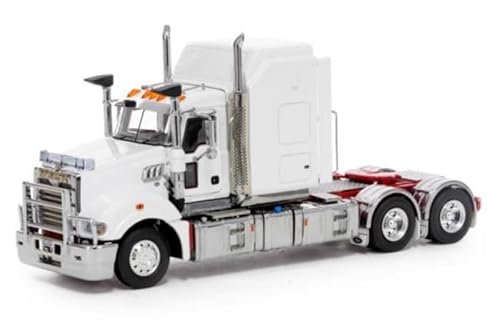FloZ für Drake Australian für Mack Late Edition 6x4 für Superliner Weiß-Rot 1:50 Truck Vorgebautes Modell von FloZ