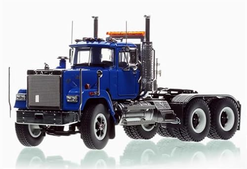 FloZ für Heavy Haul Replicas für Mack Doppelachsiger Schwerlast-Traktor-LKW blau/schwarz 1:50 LKW vorgebautes Modell von FloZ