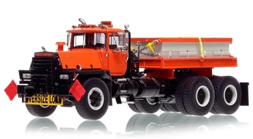 FloZ für Heavy Haul Replicas für Mack für RD800 Doppelachs-LKW Orange/Schwarz 1:50 LKW Vorgebautes Modell von FloZ