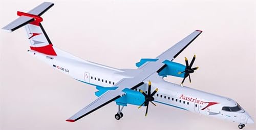 FloZ für Herpa für Austrian Airlines für Bombardier für Dash 8 Q400 OE-LGI 1:200 Flugzeug vorgebautes Modell von FloZ