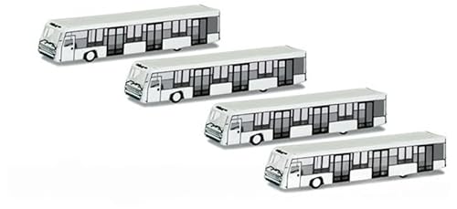 FloZ für Herpa für Scenix Flughafen Bus Set 4-teilig 1:500 Zubehör Vorbaumodell von FloZ