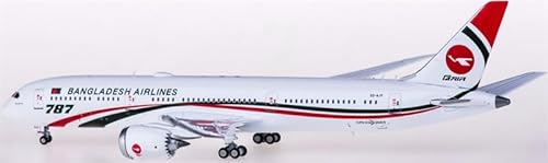 FloZ für JC Wings für Biman für Boeing 787-9 Dreamliner S2-AJY 1:400 Flugzeug vorgebautes Modell von FloZ