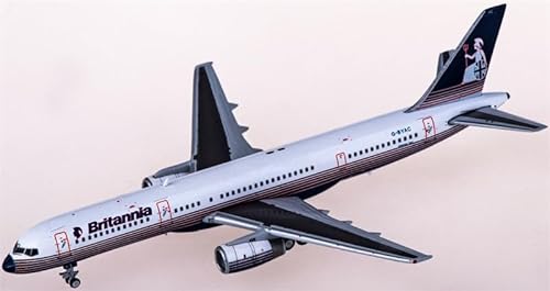 FloZ für JC Wings für Britannia für Boeing 757-200 G-BYAC 1:400 Flugzeug vorgebautes Modell von FloZ
