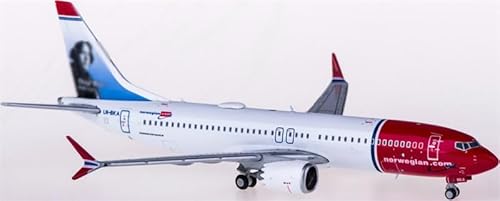 FloZ für JC Wings für Norwegian Air Shuttle für Boeing 737 MAX 8 LN-BKA 1:400 Flugzeug vorgebautes Modell von FloZ