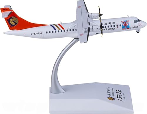 FloZ für JC Wings für TransAsia Airways für ATR-72-500 B-22811 1:200 Flugzeug vorgebautes Modell von FloZ