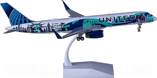 FloZ für JC Wings für United Airlines für Boeing 757-200 N14102 Her Art Here 1:200 Flugzeug vorgebautes Modell von FloZ
