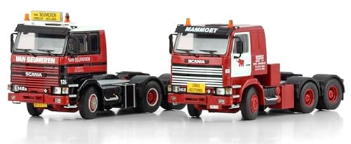 FloZ für Mammoet für Scania 2 Series Classic Truck Traktor Set für Mammoet & für Van für Seumeren 1:50 Truck Vorgebautes Modell von FloZ