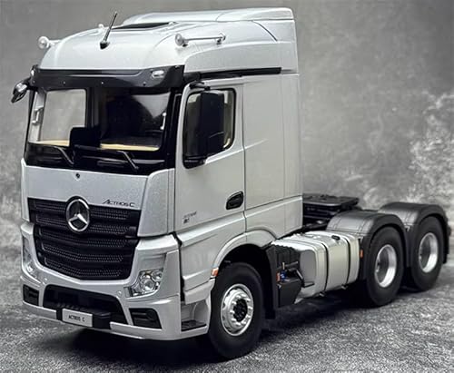 FloZ für Mercedes für Benz für Actros C Traktor Anhänger Silber für Cummins Motor 1:24 LKW vorgebautes Modell FloZ für Mercedes für Benz für Actros C Traktor Anhänger Silber für Cummins Motor 1:24 LKW vorgebautes Modell von FloZ