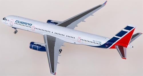 FloZ für NG-Modelle für Cubana für Tupolev TU-204-100E CU-T1702 1:400 Flugzeug vorgebautes Modell von FloZ