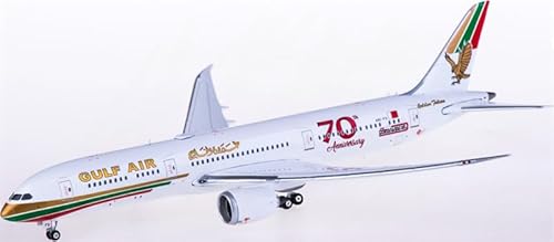 FloZ für Phoenix for Gulf Air für Boeing 787-9 A9C-FG 70th Anniversary 1:400 Flugzeug vorgebautes Modell von FloZ