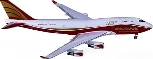 FloZ für Phoenix for National Airlines für Boeing 747-400 N936CA 1:400 Flugzeug vorgebaut Modell von FloZ