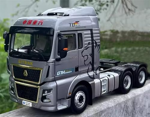 FloZ für Sinotruk für HOWO für Sitrak für G7H Traktoranhänger grau 1:24 LKW vorgebautes Modell FloZ für Sinotruk für HOWO für Sitrak für G7H Traktoranhänger grau 1:24 LKW vorgebautes Modell von FloZ