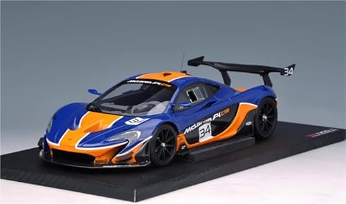 FloZ für TSM Modell für Mclaren für P1 für GTR #34 Orange Blau 1:18 Auto Vorgebautes Modell von FloZ
