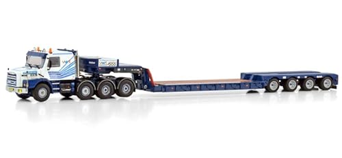FloZ für WSI für Scania 3er Torpedo 8X4 Euro Tieflader - 4 Achsen für Van Wijgerden Transport 1:50 LKW vorgebautes Modell von FloZ