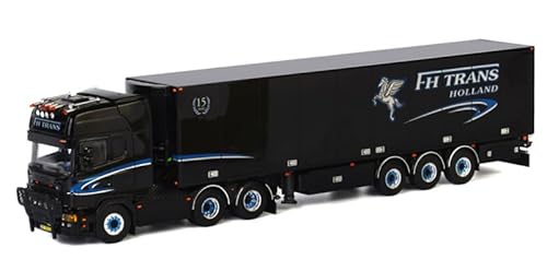 FloZ für WSI für Scania für R5 für Topline 6X2 REEFERTRAILER für FH Trans 1:50 Truck vorgebautes Modell von FloZ