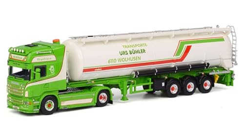 FloZ für WSI für Scania für R6 für Topline 4x2 Bulktrailer für URS Buhler 1:50 Truck vorgebautes Modell von FloZ