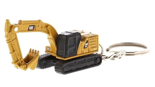 FloZ CAT320 Hydraulischer Bagger Schlüsselanhänger Truck Vorgefertigtes Modell für Erwachsene Sammler/Enthusiasten von FloZ