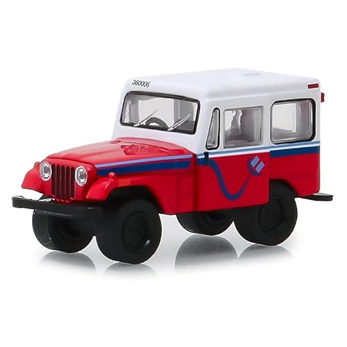 Für Greenlight 1975 für Jeep für DJ-5 für Kanada Post 1:64 Truck vorgebautes Modell von FloZ