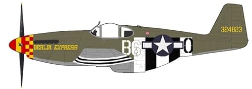 Für Hobby Master P-51B Mustang Berlin Express 324823, Lt. Bill Overstreet, 363rd FS, 357th FG, 1944 1:48 Druckguss, vormontiertes Modell von FloZ