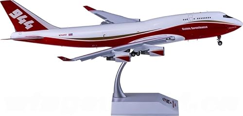 Für JC Wings for Global Supertanker Services für Boeing 747-400 Supertanker N744ST Flaps Down 1:200 Flugzeug Vorgebautes Modell von FloZ