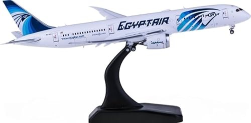 Für JC Wings für EgyptAir für Boeing 787-9 Dreamliner SU-GER Flaps Down 1:400 Flugzeug vorgebautes Modell von FloZ
