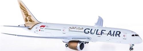 Für JC Wings für Gulf Air für Boeing 787-9 A9C-FA Flaps Down 1:400 Flugzeug vorgebautes Modell von FloZ