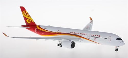 Für JC Wings für Hongkong Airlines für Airbus A350-900 B-LGA Flaps Down 1:200 Flugzeug Vorgebautes Modell von FloZ
