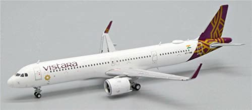 Für JC Wings für Vistara für Airbus A321Neo VT-TVB 1:400 Druckguss-Flugzeug, vorgebautes Modell Für JC Wings für Vistara für Airbus A321Neo VT-TVB 1:400 Druckguss-Flugzeug, vorgebautes Modell von FloZ