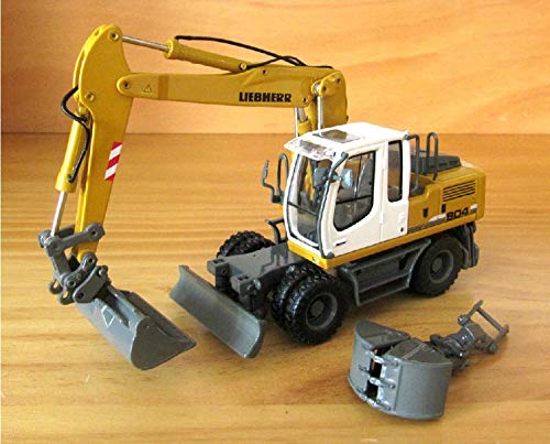 FloZ Radbagger, Auto im Maßstab 1:50, Bagger, Modellauto, für Teenager und Erwachsene, unisex, Tragbar, Metall & Kunststoff, 10.5cm, mit austauschbaren Eimern, geeignet für Kinder ab 14 Jahren FloZ Radbagger, Auto im Maßstab 1:50, Bagger, Modellauto, für Teenager und Erwachsene, unisex, Tragbar, Metall & Kunststoff, 10.5cm, mit austauschbaren Eimern, geeignet für Kinder ab 14 Jahren von FloZ