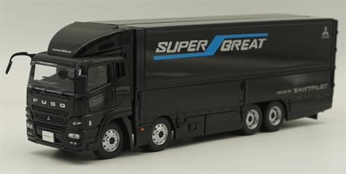 Für Mitsubishi für Fuso für Super Great Black 1:43 Truck Pre-Built Model Für Mitsubishi für Fuso für Super Great Black 1:43 Truck Pre-Built Model von FloZ