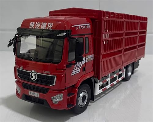 Für SHACMAN für Delong L5000 Zauntyp Container-LKW Rot 1:24 LKW vorgebautes Modell von FloZ
