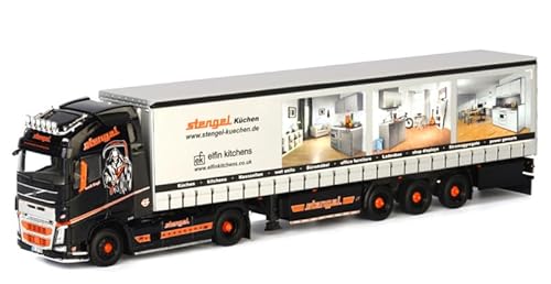 Für WSI Volvo für FH4 für Globetrotter 4X2 Vorhanganhänger – 3 Achsen für Stengel 1:50 LKW, vormontiertes Modell von FloZ
