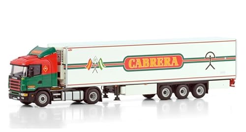 Für WSI für Scania 4 Series Flat Roof, 4 x 2, Kühlanhänger – 3-Achsen-Transporte für Cabrera 1:50 LKW, vorgebautes Modell von FloZ