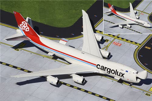 FloZ GeminiJets Boeing B 747-8 LX-VCA 1/400 Druckgussflugzeug, Sammlerstück, Erwachsene, Unisex von FloZ