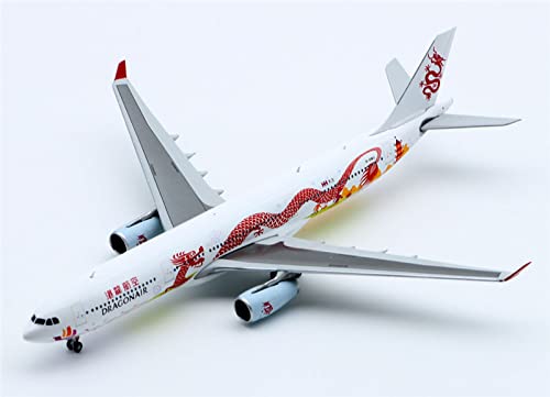 JC Wings Dragonair 20th Anniversary A330-300 B-HWG 1:400 Druckgussflugzeug, vorgebautes Modell von FloZ